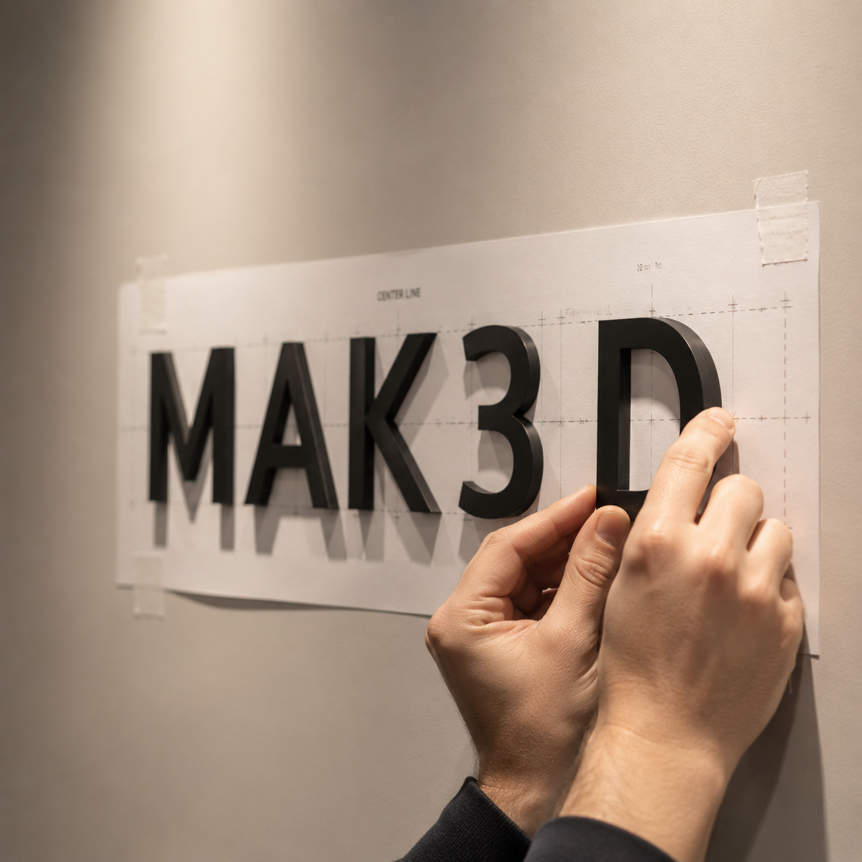 MAK3D Schriftzug